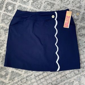 New with Tags. Lilly Pulitzer Monica Skort size 12. True Navy.